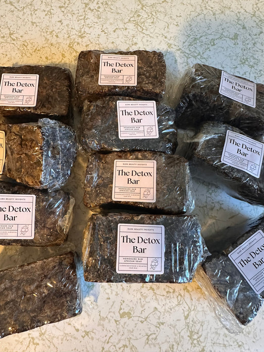 The Detox Bar- Raw African Black Soap